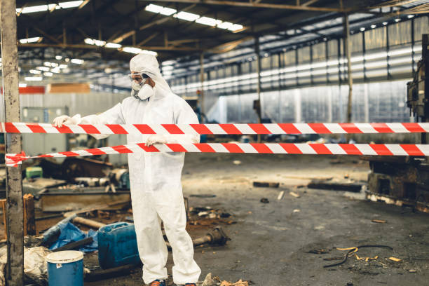 Professional Unattended Death Cleanup technician working in Hewitt, WI